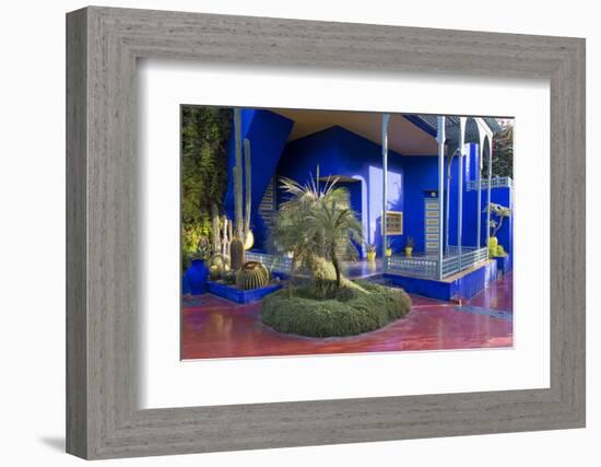 Jardin Majorelle, Owned by Yves St. Laurent, Marrakech, Morocco, North Africa, Africa-Stephen Studd-Framed Photographic Print