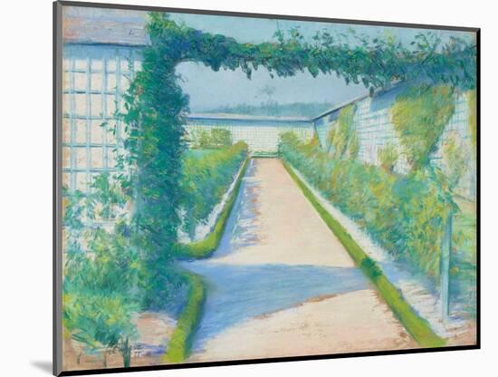 Jardin Potager, Yerres, 1877 (Pastel on Paper)-Gustave Caillebotte-Mounted Giclee Print