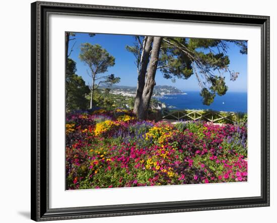 Jardins Botanico De Cap Roig, Calella De Palafrugell, Costa Brava, Catalonia, Spain, Mediterranean,-Stuart Black-Framed Photographic Print