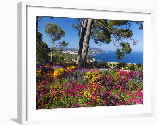 Jardins Botanico De Cap Roig, Calella De Palafrugell, Costa Brava, Catalonia, Spain, Mediterranean,-Stuart Black-Framed Photographic Print