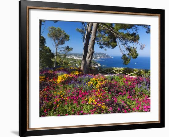 Jardins Botanico De Cap Roig, Calella De Palafrugell, Costa Brava, Catalonia, Spain, Mediterranean,-Stuart Black-Framed Photographic Print