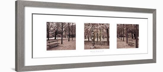 Jardins des Tuileries-Bill Philip-Framed Art Print