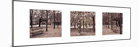 Jardins des Tuileries-Bill Philip-Mounted Art Print