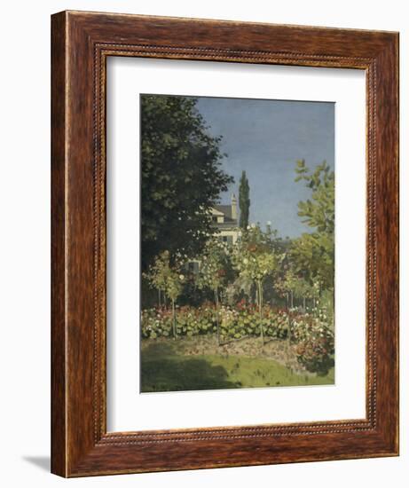 Jardins en fleurs-Claude Monet-Framed Giclee Print