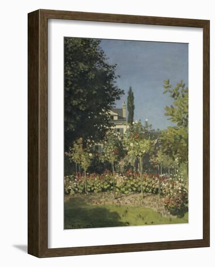 Jardins en fleurs-Claude Monet-Framed Giclee Print