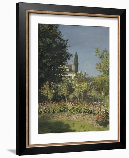 Jardins en fleurs-Claude Monet-Framed Giclee Print