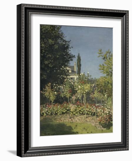 Jardins en fleurs-Claude Monet-Framed Giclee Print