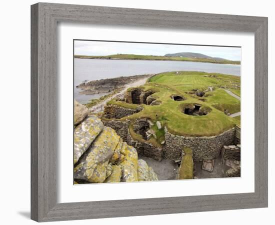 Jarlshof Has Evidence of Human Habitation over More Then 3000 Years, Sumburgh, Shetland, Shetland I-David Lomax-Framed Photographic Print