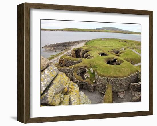 Jarlshof Has Evidence of Human Habitation over More Then 3000 Years, Sumburgh, Shetland, Shetland I-David Lomax-Framed Photographic Print