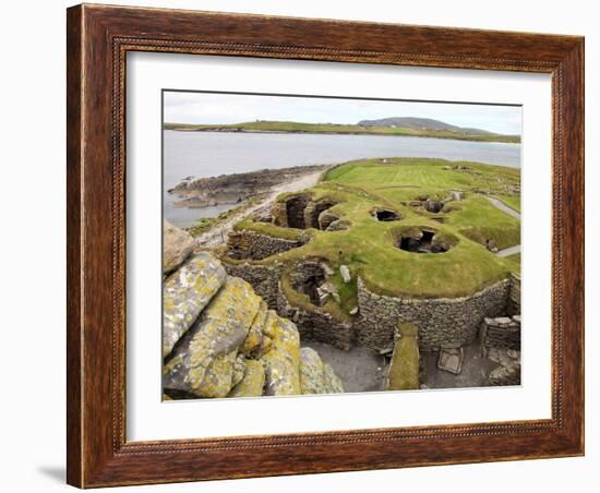 Jarlshof Has Evidence of Human Habitation over More Then 3000 Years, Sumburgh, Shetland, Shetland I-David Lomax-Framed Photographic Print