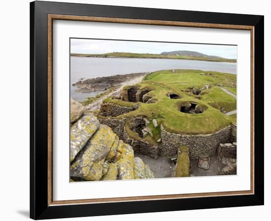 Jarlshof Has Evidence of Human Habitation over More Then 3000 Years, Sumburgh, Shetland, Shetland I-David Lomax-Framed Photographic Print