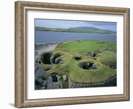 Jarlshof, Shetland, Scotland, United Kingdom-David Lomax-Framed Photographic Print