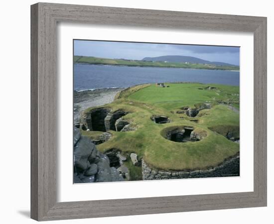 Jarlshof, Shetland, Scotland, United Kingdom-David Lomax-Framed Photographic Print