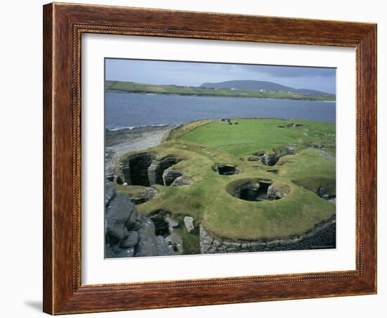 Jarlshof, Shetland, Scotland, United Kingdom-David Lomax-Framed Photographic Print