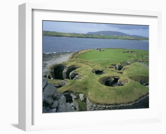 Jarlshof, Shetland, Scotland, United Kingdom-David Lomax-Framed Photographic Print