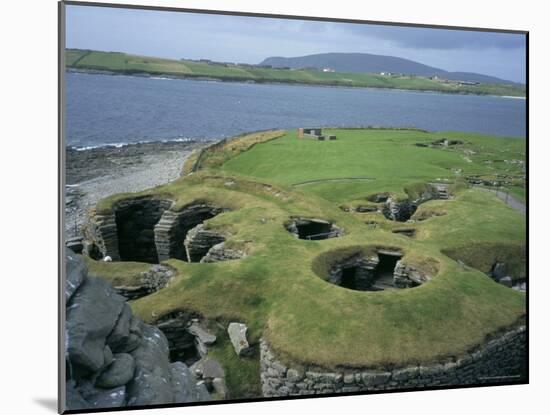 Jarlshof, Shetland, Scotland, United Kingdom-David Lomax-Mounted Photographic Print