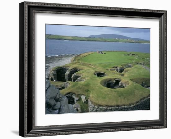 Jarlshof, Shetland, Scotland, United Kingdom-David Lomax-Framed Photographic Print