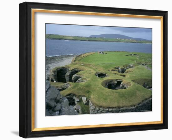 Jarlshof, Shetland, Scotland, United Kingdom-David Lomax-Framed Photographic Print