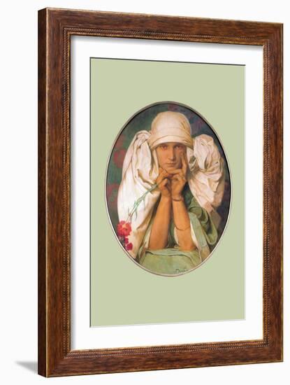 Jaroslava Mucha-Alphonse Mucha-Framed Art Print