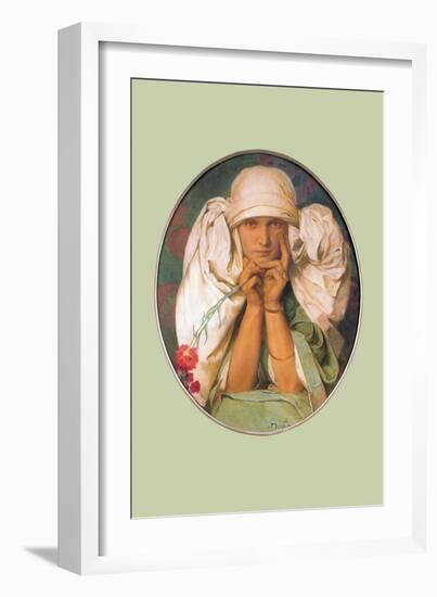 Jaroslava Mucha-Alphonse Mucha-Framed Art Print