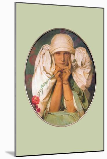 Jaroslava Mucha-Alphonse Mucha-Mounted Art Print