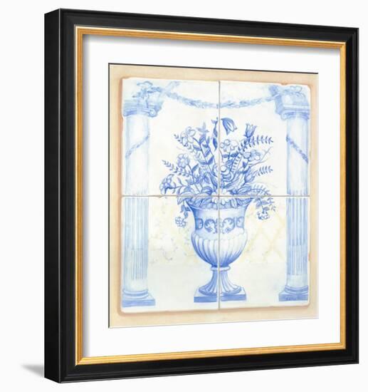 Jarrones Azules I-V^ Alber-Framed Art Print