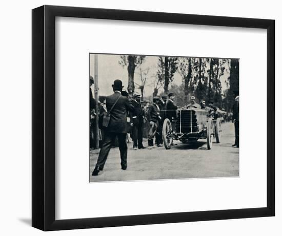 'Jarrott arrives at Bordeaux in the Race of Death', 1937-Unknown-Framed Photographic Print