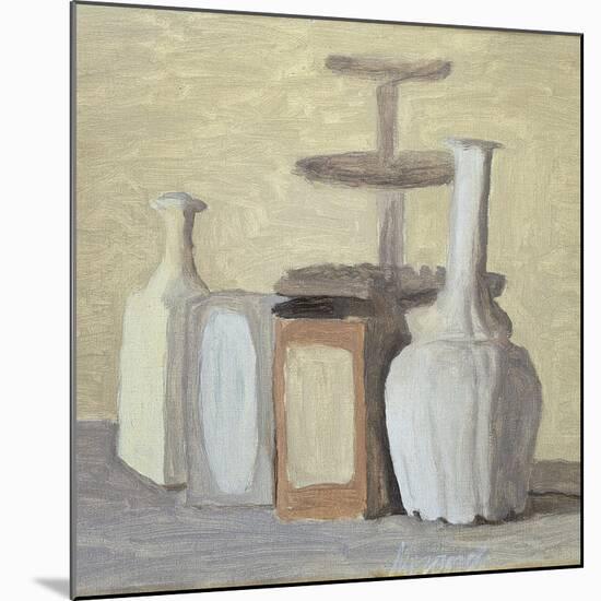 Jars and Bottles-Morandi Giorgio-Mounted Giclee Print