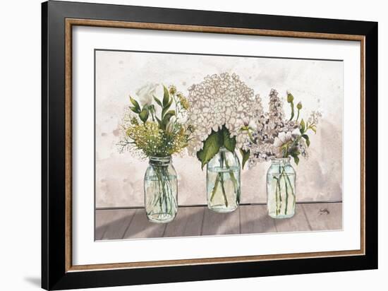 Jars of Wildflowers-Elizabeth Medley-Framed Art Print