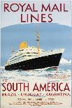 Royal Mail Lines to South America Poster-Jarvis-Framed Premier Image Canvas
