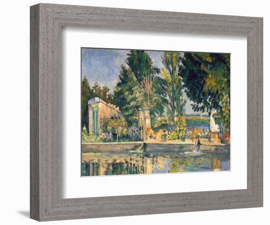 Jas De Bouffan, the Pool, C.1876-Paul Cézanne-Framed Giclee Print