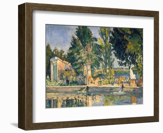 Jas De Bouffan, the Pool, C.1876-Paul Cézanne-Framed Giclee Print