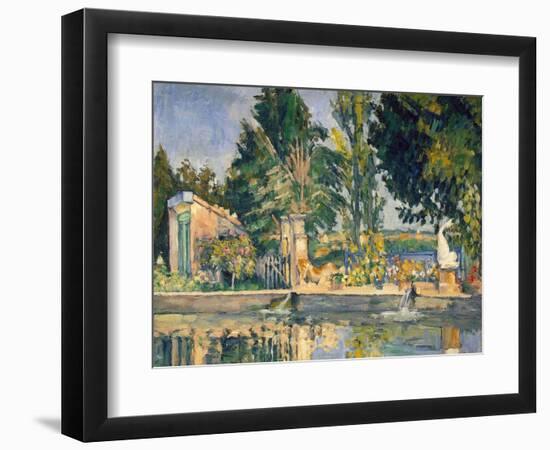 Jas De Bouffan, the Pool, C.1876-Paul Cézanne-Framed Giclee Print