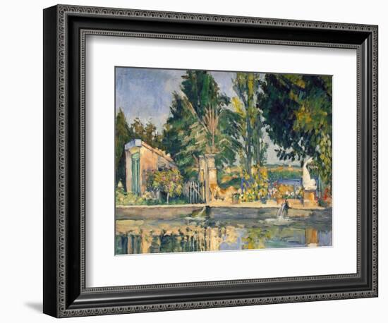 Jas De Bouffan, the Pool, C.1876-Paul Cézanne-Framed Giclee Print