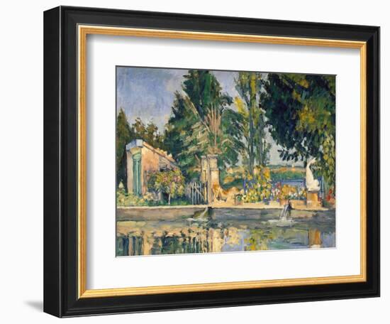 Jas De Bouffan, the Pool, C.1876-Paul Cézanne-Framed Giclee Print