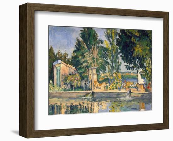 Jas De Bouffan, the Pool, C1876-Paul Cézanne-Framed Giclee Print