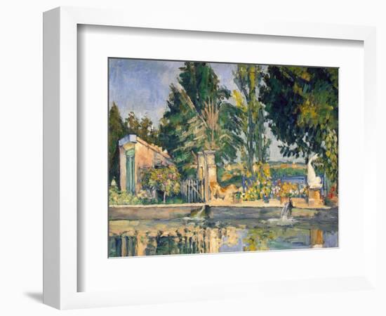 Jas De Bouffan, the Pool, C1876-Paul Cézanne-Framed Giclee Print