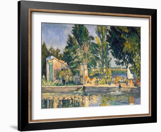 Jas De Bouffan, the Pool, C1876-Paul Cézanne-Framed Giclee Print