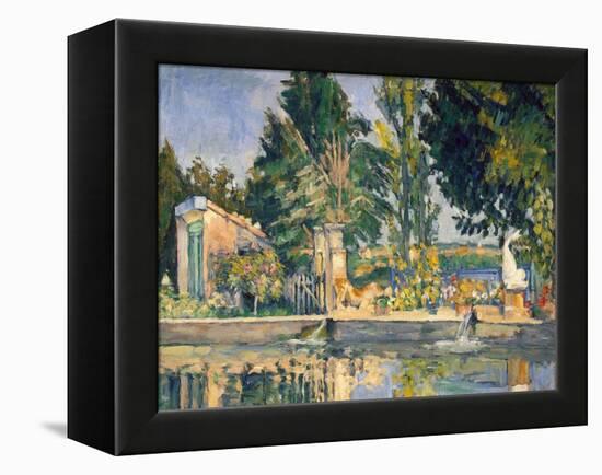 Jas De Bouffan, the Pool, C1876-Paul Cézanne-Framed Premier Image Canvas