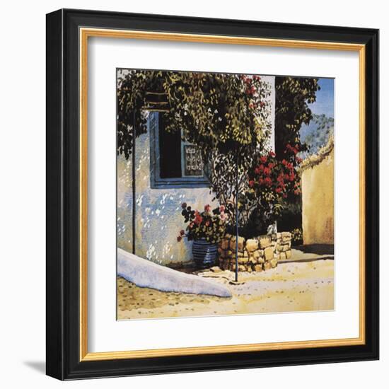 Jasmine and Geraniums-Unknown Richardson-Framed Art Print