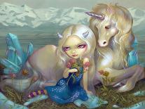 Fiona and the Unicorn-Jasmine Becket-Griffith-Art Print