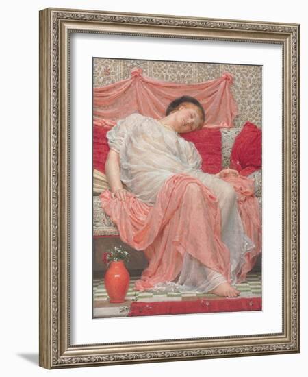 Jasmine (Oil on Canvas)-Albert Joseph Moore-Framed Giclee Print