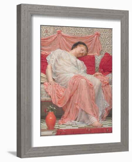 Jasmine (Oil on Canvas)-Albert Joseph Moore-Framed Giclee Print