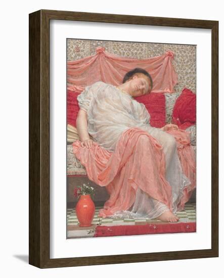 Jasmine (Oil on Canvas)-Albert Joseph Moore-Framed Giclee Print