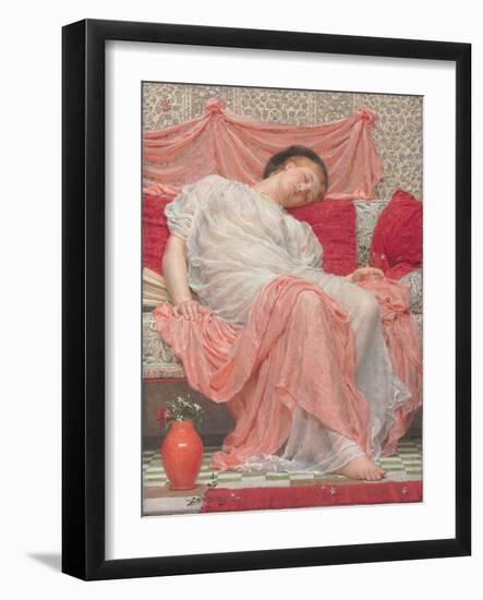 Jasmine (Oil on Canvas)-Albert Joseph Moore-Framed Giclee Print