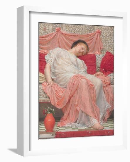 Jasmine (Oil on Canvas)-Albert Joseph Moore-Framed Giclee Print