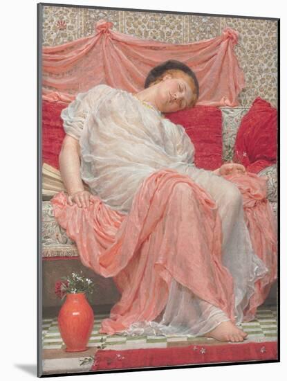 Jasmine (Oil on Canvas)-Albert Joseph Moore-Mounted Giclee Print