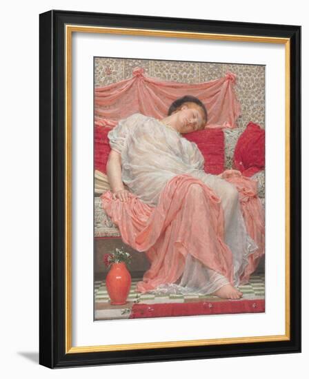 Jasmine (Oil on Canvas)-Albert Joseph Moore-Framed Giclee Print