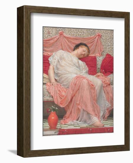 Jasmine (Oil on Canvas)-Albert Joseph Moore-Framed Giclee Print