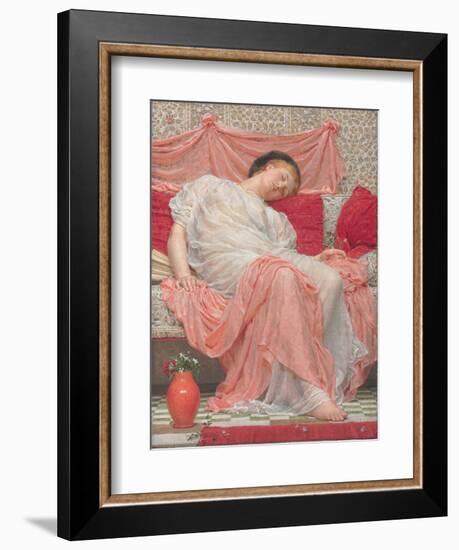 Jasmine (Oil on Canvas)-Albert Joseph Moore-Framed Giclee Print